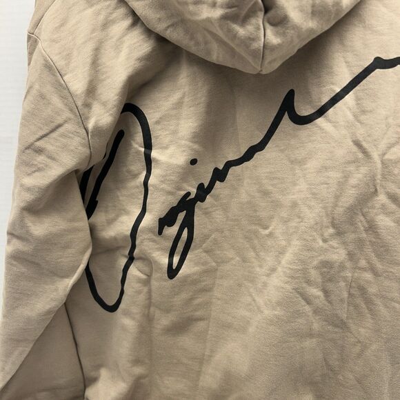 Jack & Jones Originals Tan Pullover Hoodie Mens Large NEW - Picture 7 of 9